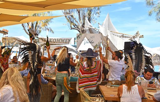 Party at Verde Beach in St Tropez