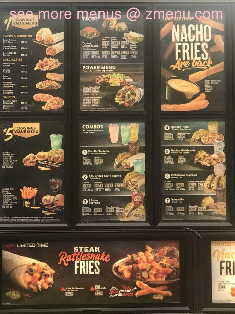 Taco Bell Menu