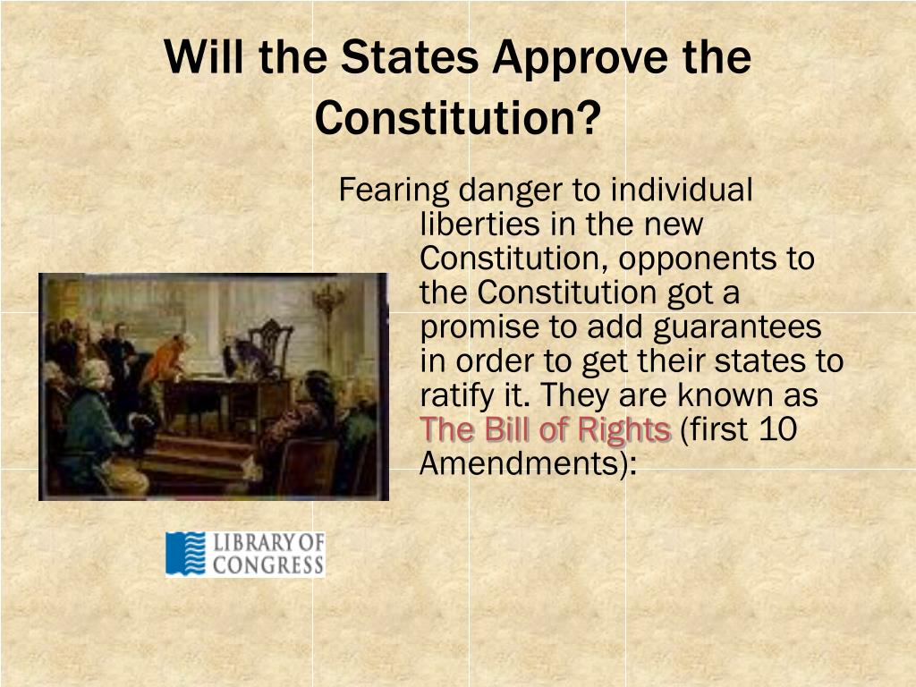 PPT - The Constitution and Bill of Rights PowerPoint Presentation, free ...