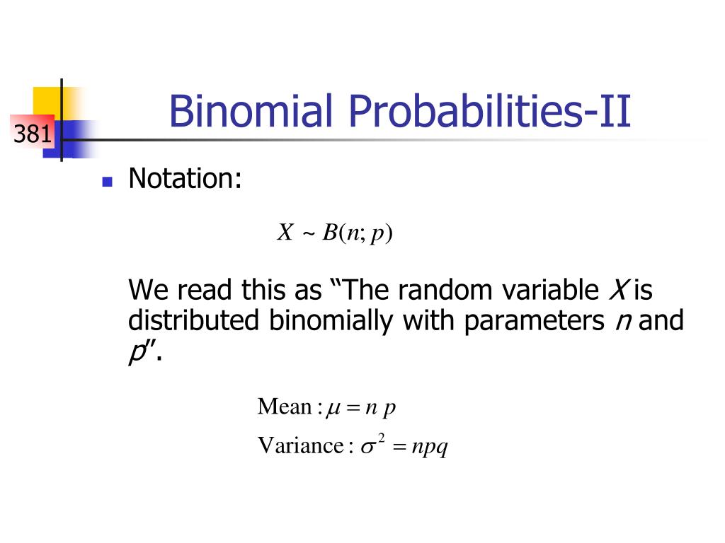 PPT - Discrete Probability Distributions (The Binomial Distribution ...