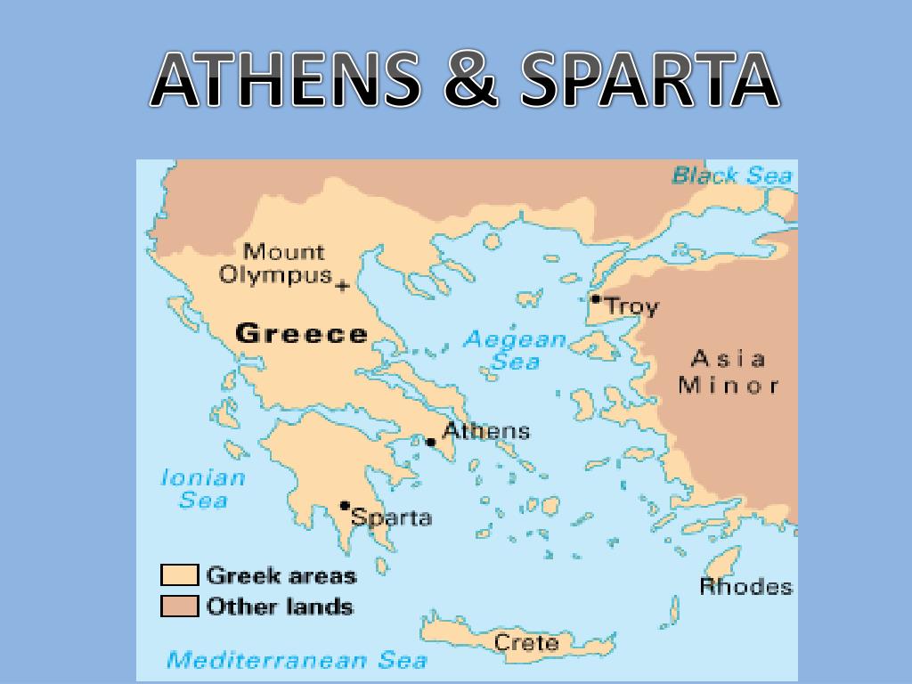 Athens Ancient Greece Map Map Of Athens And Sparta In - vrogue.co