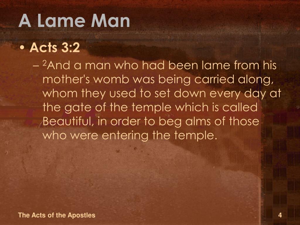 Lame meaning bible - bondBos