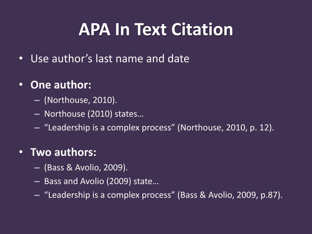 PPT - APA Reference List PowerPoint Presentation, free download - ID ...