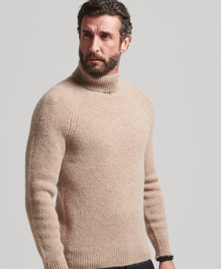 Alpaca Chunky Roll Neck Jumper