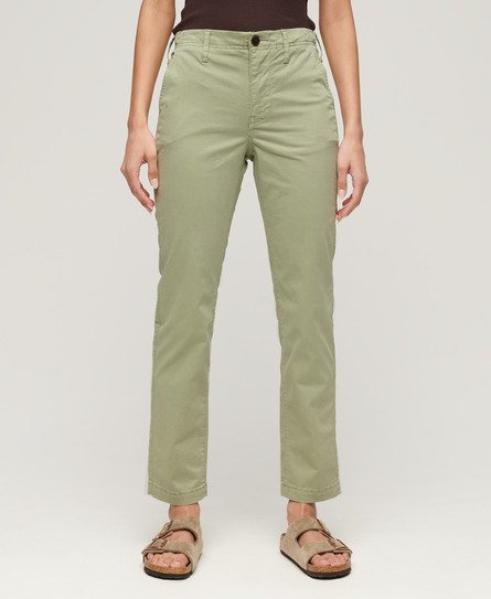 Mid Rise Chino Trousers