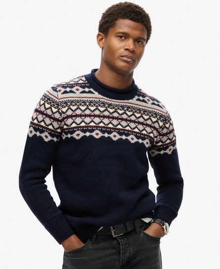 Fairisle Roll Neck Jumper