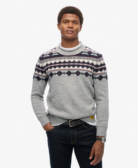 Fairisle Roll Neck Jumper