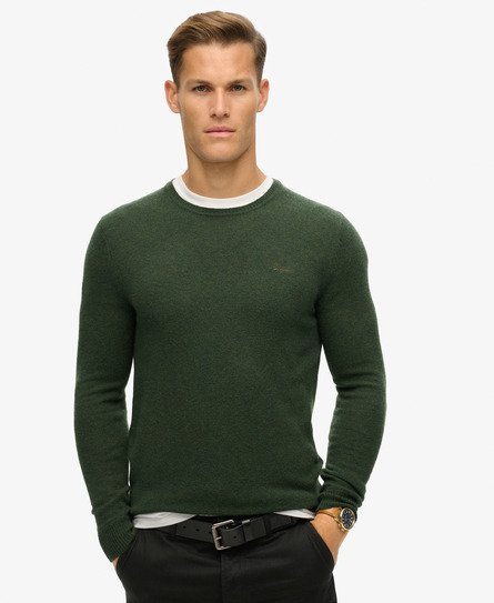 Textured Crew Knitted Jumper