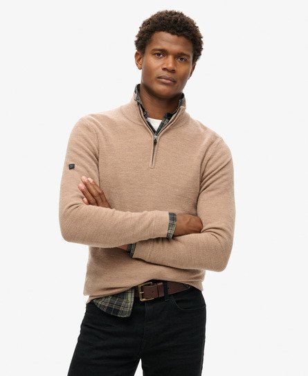 Merino Half Zip Jumper