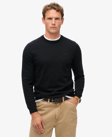 Organic Cotton Cashmere Crew Jumper