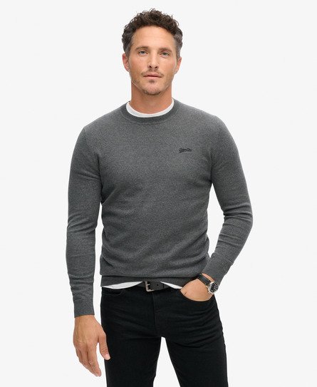 Organic Cotton Cashmere Crew Jumper