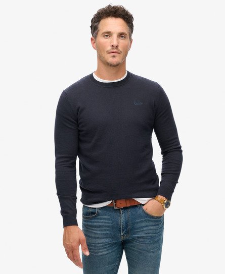 Organic Cotton Cashmere Crew Jumper