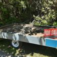 9 ft  x 6 1/2  ft Flat Deck Utility Trailer thumbnail image