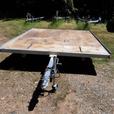 8 1/2 ft x 10 ft  Aluminum Tilt Deck  Snowmobile / Atv  Trailer thumbnail image