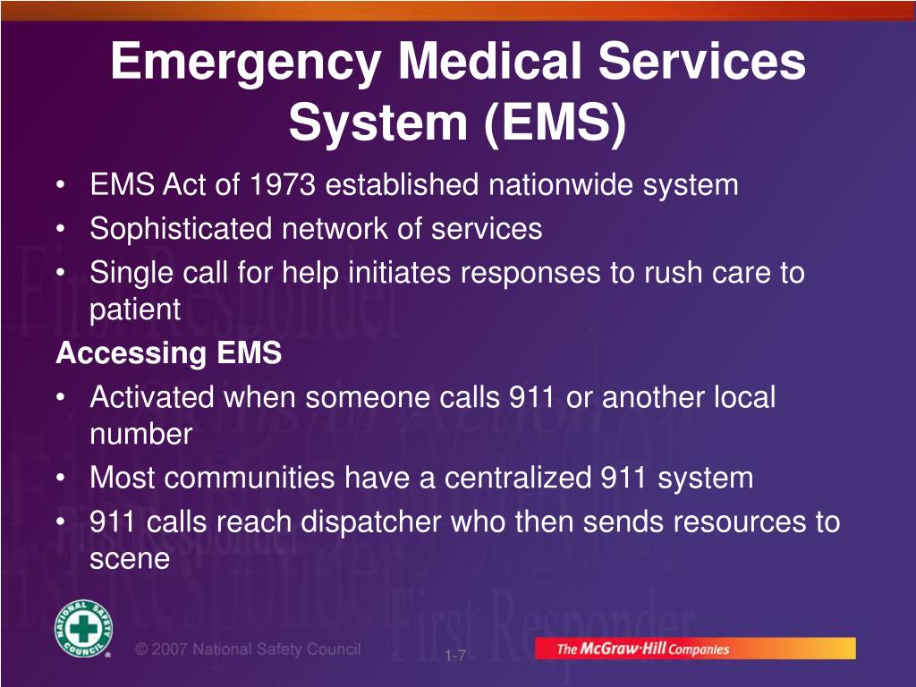 PPT - Introduction to the EMS System PowerPoint Presentation, free ...