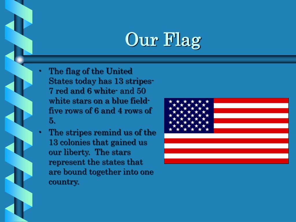 PPT - The Flag of the United States of America PowerPoint Presentation ...