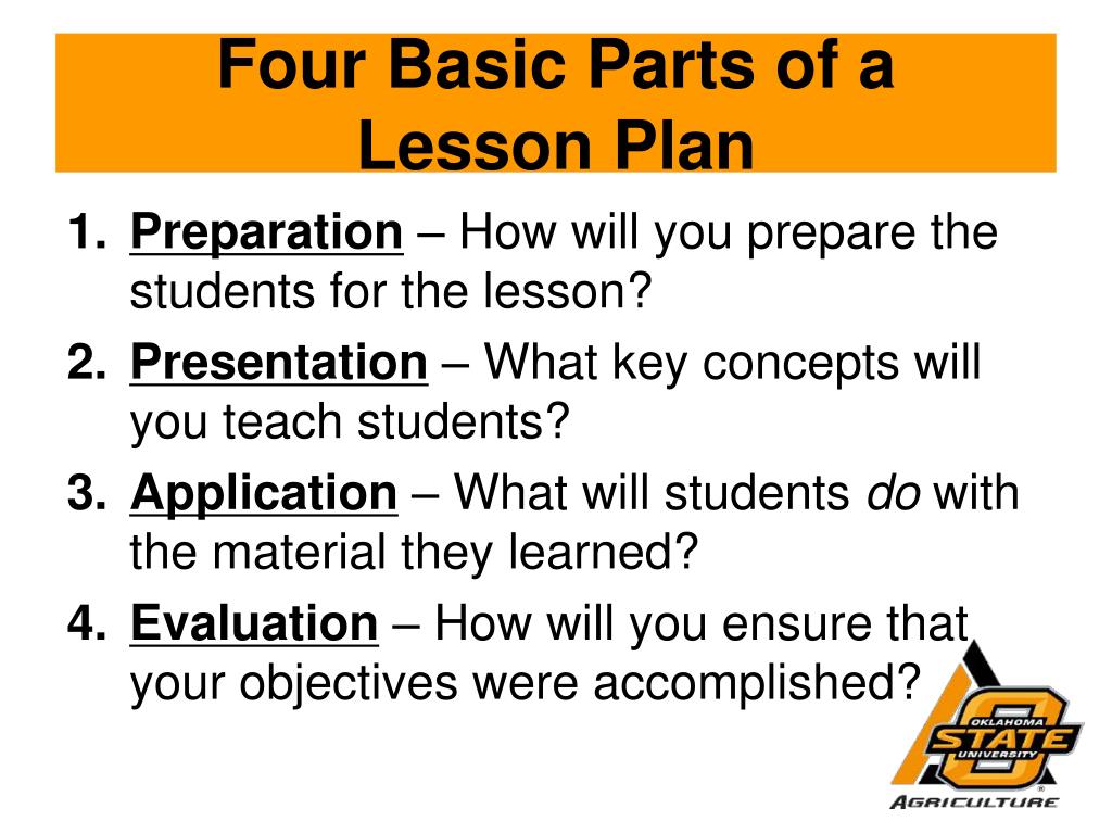 What Are The 5 Basic Parts Of Lesson Plan - Printable Templates