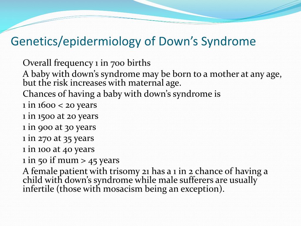 PPT - Down’s Syndrome Screening PowerPoint Presentation, free download ...