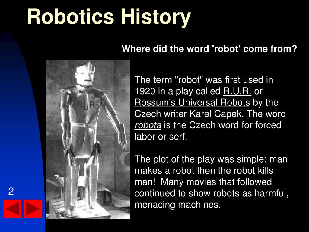 History Of Robotics Pdf