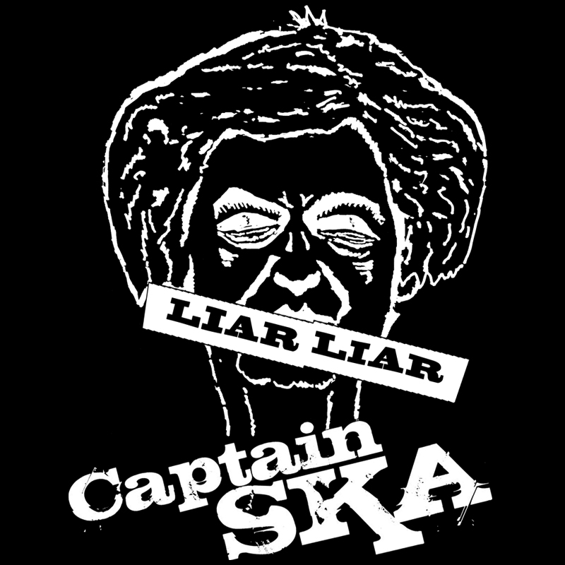 Captain SKA Liar Liar Black Tote Bag | Captain SKA Official Merchandise