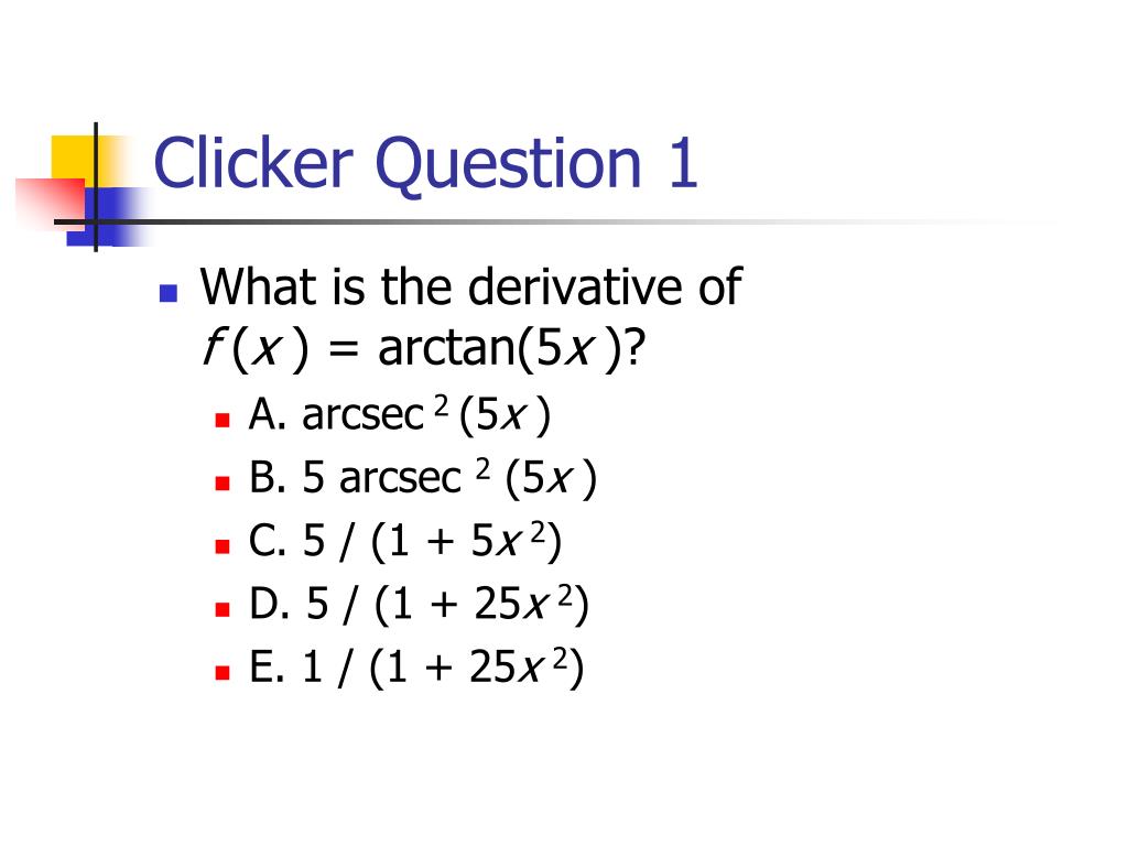 Ppt Clicker Question 1 Powerpoint Presentation Free Download Id 5397659