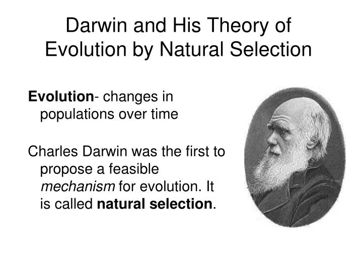 Summary Of Evolution By Natural Selection