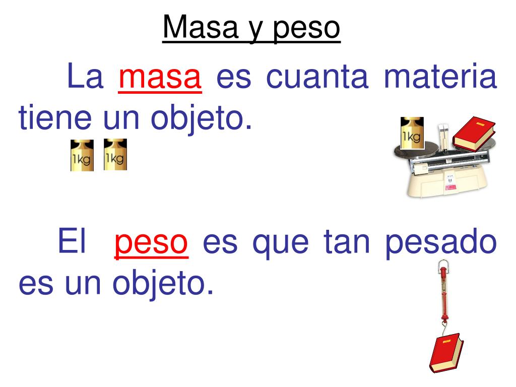 Que Es La Masa Cual Es La Diferencia Entre Peso Y Masa | Images and ...