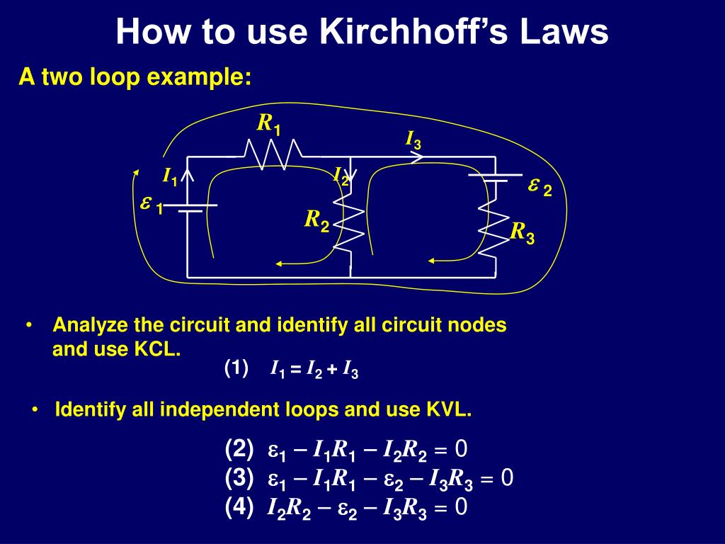 Use Kirchhoff's Rules To Find The Current