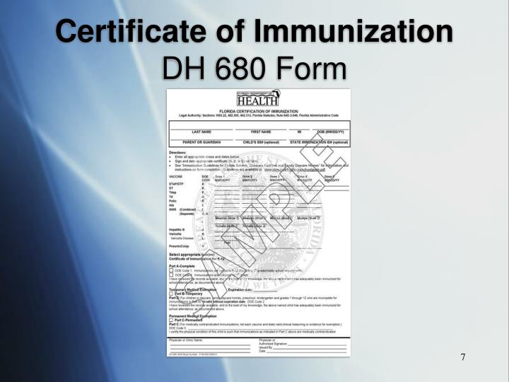 Printable Dh 680 Form