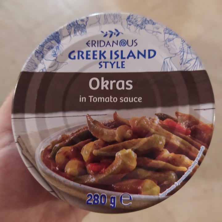 photo of Eridanous Okras in tomato sauce shared by @ericaaarl on  08 Mar 2022 - review