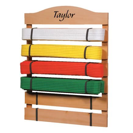 Personalized Karate Belt Rack-310539