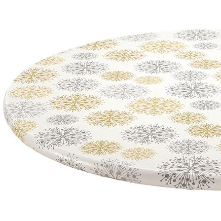 Retro Snowflake Elasticized Table Cover By Chef's Pride™-375929