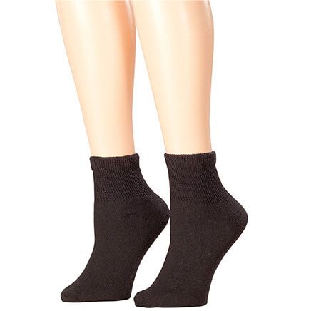 Quarter-Cut Diabetic Socks by Silver Steps™, 3 Pairs-374143