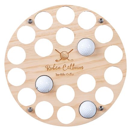 Personalized Engraved Golf Ball and Clubs Ball Holder-378038