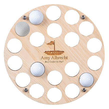 Personalized Engraved Golf Flag Ball Holder-378040