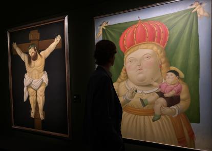 La exposición de Fernando Botero en el Palazzo Bonaparte de Roma coincide con el primer año de la muerte del maestro.