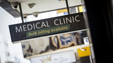 Generic doctors clinic signage showing Bulk Billing services.