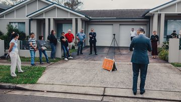 An auction in Eastwood, Sydney.