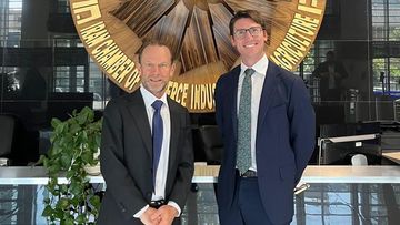 Australian embassy in Iran -  Ambassador Ian McConville and Second Secretary Tom Curran