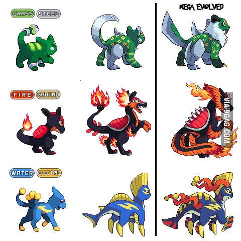 Starters from Pokémon Uranium (Download instructions in comment). - 9GAG