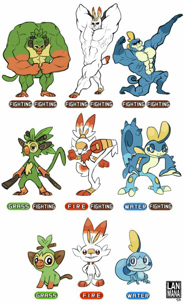 Pokemon gen 8 evolutions leaked - 9GAG