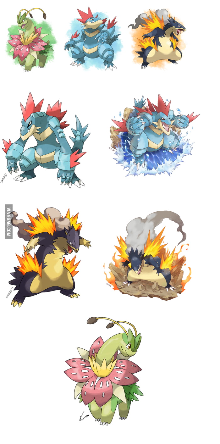 Pokemon Gen 2 Starters