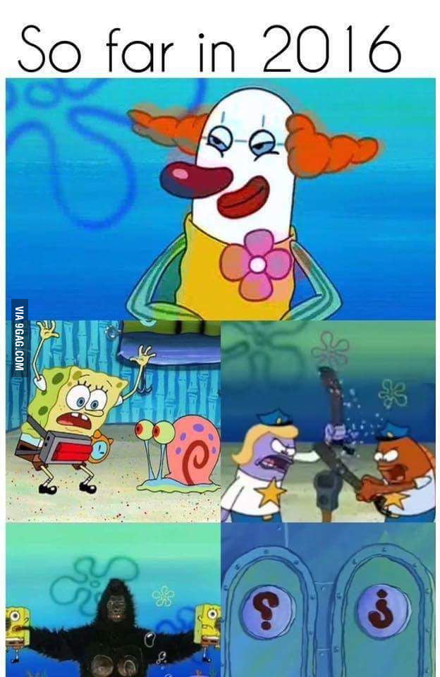 Spongebob predicted 2016! - 9GAG