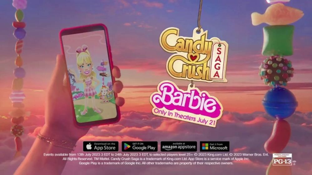 Candy Crush Saga TV Spot, 'Barbie: Missions'