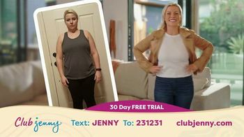 Jenny Craig TV Spot, 'Club Jenny: 30 Day Free Trial'