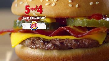 Burger King 5 For $4 Deal TV Spot, 'More for Four'