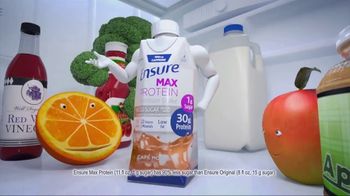 Ensure Max Protein TV Spot, 'More Protein With Less Sugar'