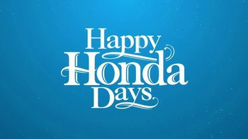 Happy Honda Days TV Spot, 'Holidays: All Honda Hybrids' [T2]