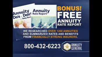 Annuity General TV Spot, 'Maximize Retirement Income'