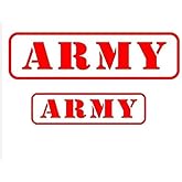 ARWY car Stickers Exterior Indian Army Reflective Car Decal Window,Hood,Side Sticker Standard Size for Bike and Car